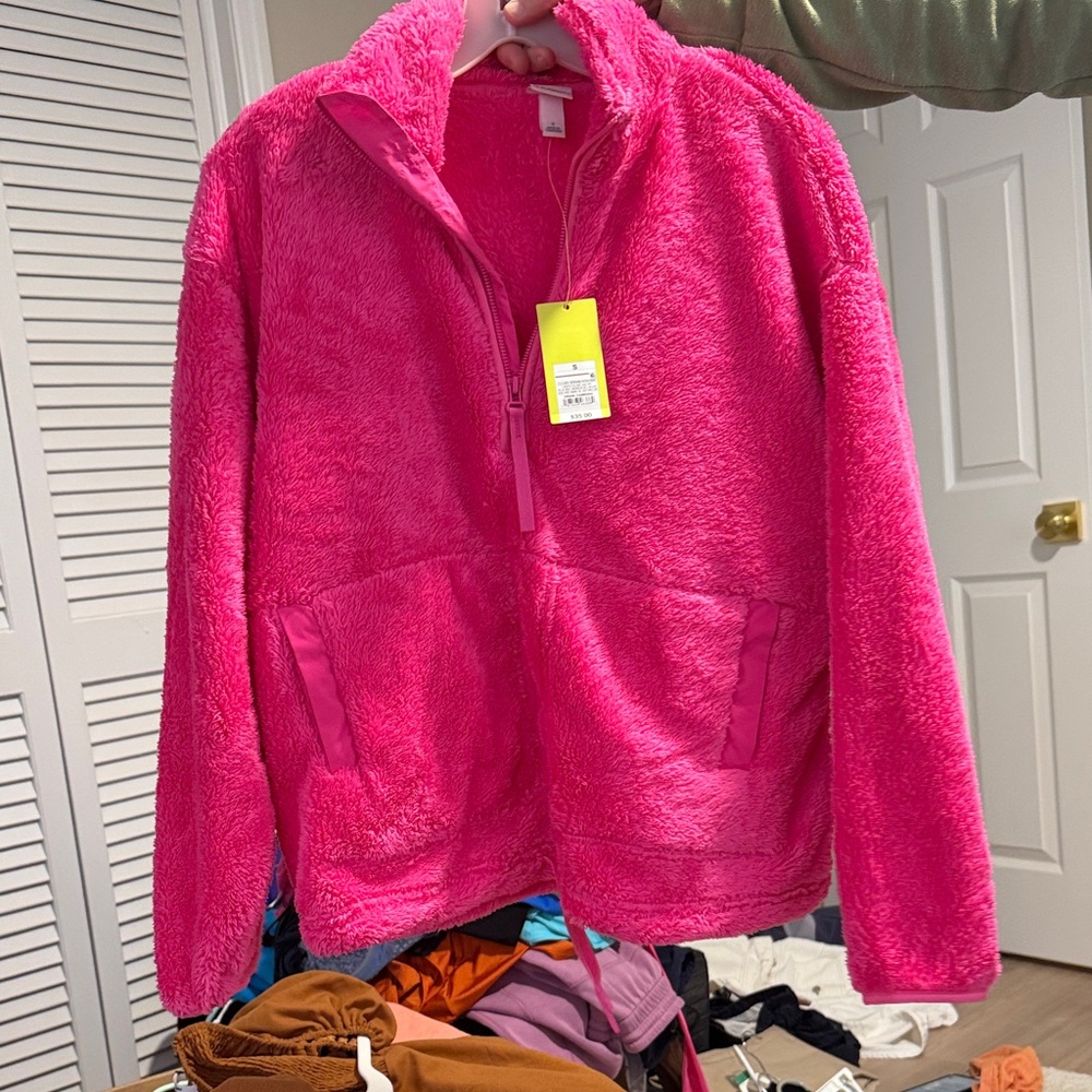 All in Motion Hot Pink Fleece Jacket